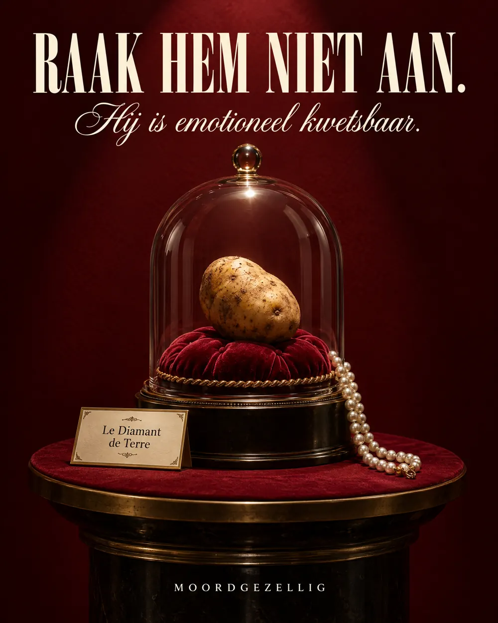 Raak hem niet aan.